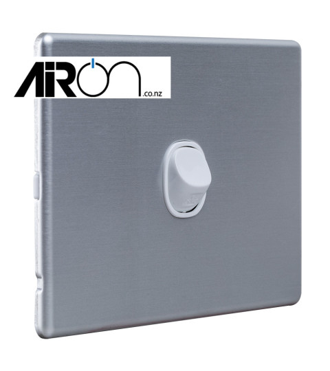 Slimline One Gang Switch - Aluminium Cover